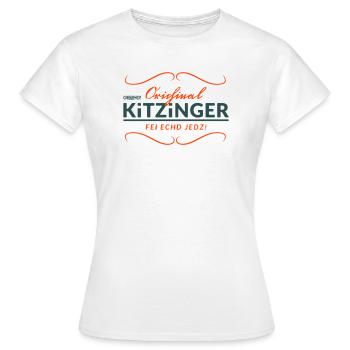 Obachd! - Orichinal Kitzinger - Frauen T-Shirt - Weiß - Vorne - AI Model Female 172 dark (172cm)