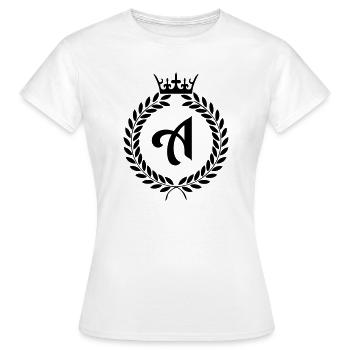 A Coat of arms - Women's T-Shirt - white - Front - AI Model Female 172 dark (172cm)