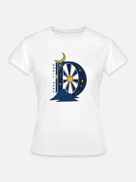 Moon Heart - Frauen T-Shirt - Weiß