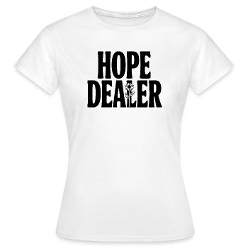 Dealer d’espoir - T-shirt Femme - blanc - Devant - AI Model Female 172 dark (172cm)