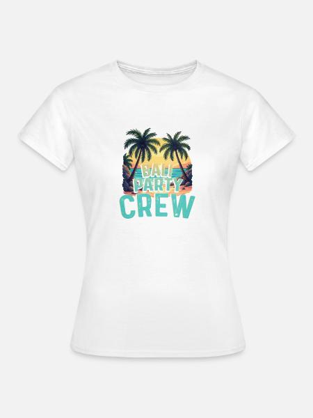 Bali Party Crew - Frauen T-Shirt - Weiß