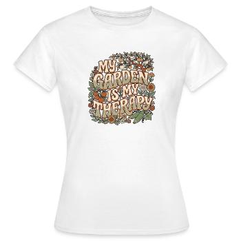 Garden Gardening Therapy - Women's T-Shirt - white - Front - AI Model Female 172 dark (172cm)