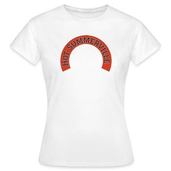 Sommerstadt-Bogen-Design - Frauen T-Shirt - Weiß - Vorne - AI Model Female 172 dark (172cm)
