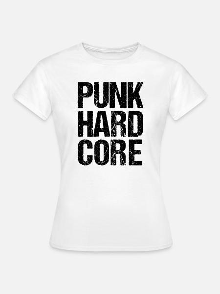 Punk HardCore - Frauen T-Shirt - Weiß