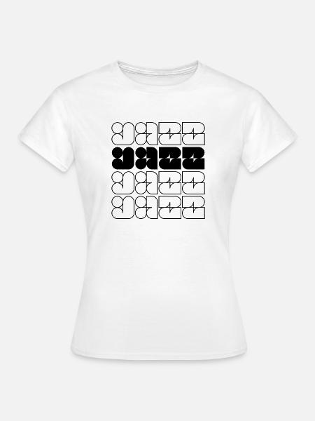 Modern Jazz Logo - Frauen T-Shirt - Weiß