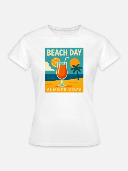 Summer Vibes - Frauen T-Shirt - Weiß