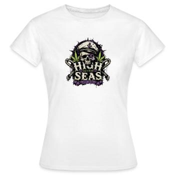 Tales from the Deep | Sailors Yarn by Cap’nKush - Frauen T-Shirt - Weiß - Vorne - AI Model Female 172 dark (172cm)