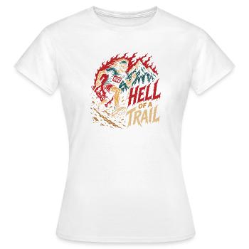Course sur sentier - Un sacré sentier - T-shirt Femme - blanc - Devant - AI Model Female 172 dark (172cm)