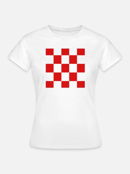 Zeig deine Farben – Kroatien - Frauen T-Shirt - Weiß