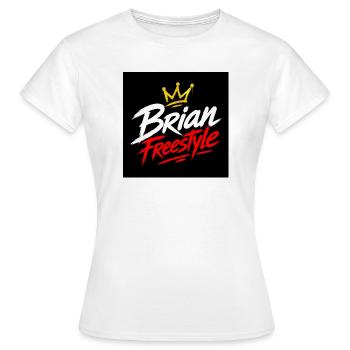 Brian Freestyle Crown - Women's T-Shirt - white - Front - AI Model Female 172 dark (172cm)