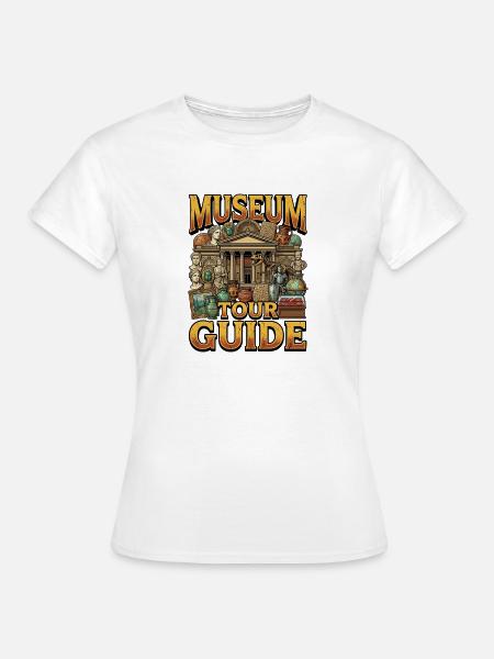 Museumsführer - Frauen T-Shirt - Weiß