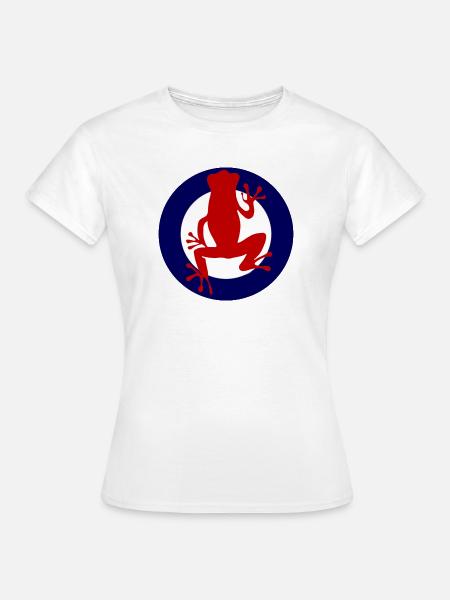 Red Salamander - Frauen T-Shirt - Weiß