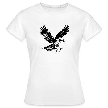 Balbuzard pêcheur - T-shirt Femme - blanc - Devant - AI Model Female 172 dark (172cm)