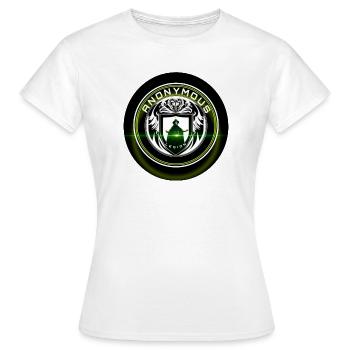 Légion Anonyme - T-shirt Femme - blanc - Devant - AI Model Female 172 dark (172cm)