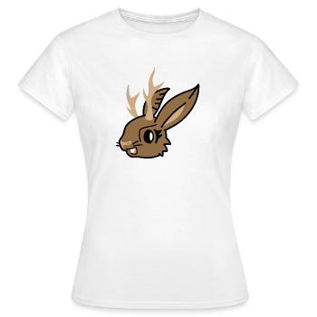 Wolpertinger Wolperdinger - Women's T-Shirt - white - Front - AI Model Female 172 dark (172cm)