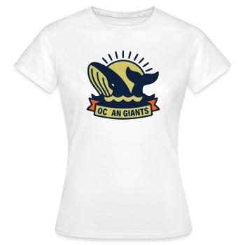 Wal Ozean Meeresschutz Tauchen Tauchurlaub - Frauen T-Shirt - Weiß - Vorne - AI Model Female 172 dark (172cm)