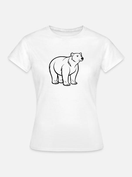Eisbär - Frauen T-Shirt - Weiß