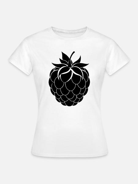 Himbeere - Frauen T-Shirt - Weiß