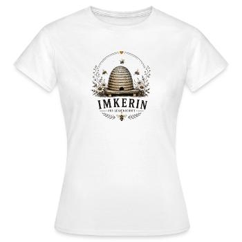 Imkerin aus Leidenschaft - Frauen T-Shirt - Weiß - Vorne - AI Model Female 172 dark (172cm)