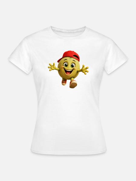 Lustige Melone - Frauen T-Shirt - Weiß
