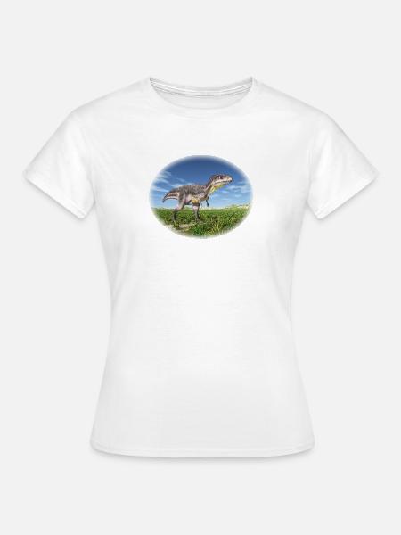 Tyrannotitan – Raubdinosaurier der Urzeit - Frauen T-Shirt - Weiß
