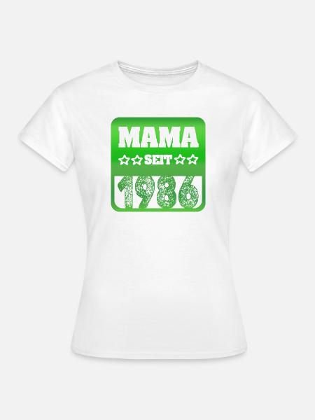 1986 - Frauen T-Shirt - Weiß