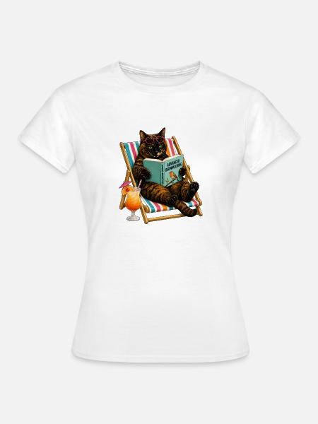 Sommerlektüre - Frauen T-Shirt - Weiß