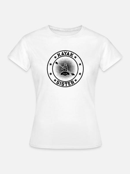 Kayak Sister Kayaking Sister - Frauen T-Shirt - Weiß