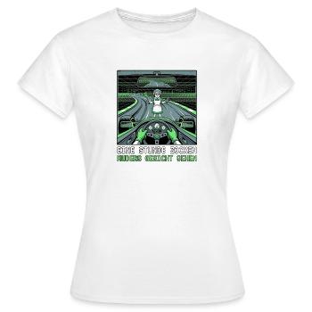 Retro Gaming Endgegner Muder - Frauen T-Shirt - Weiß - Vorne - AI Model Female 172 dark (172cm)