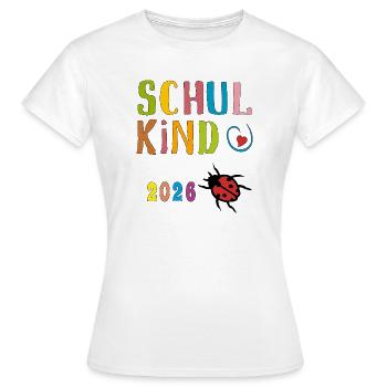 Écolier 2026 - T-shirt Femme - blanc - Devant - AI Model Female 172 dark (172cm)
