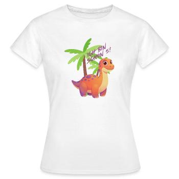 Dino - I'm already 5 ! - Women's T-Shirt - white - Front - AI Model Female 172 dark (172cm)