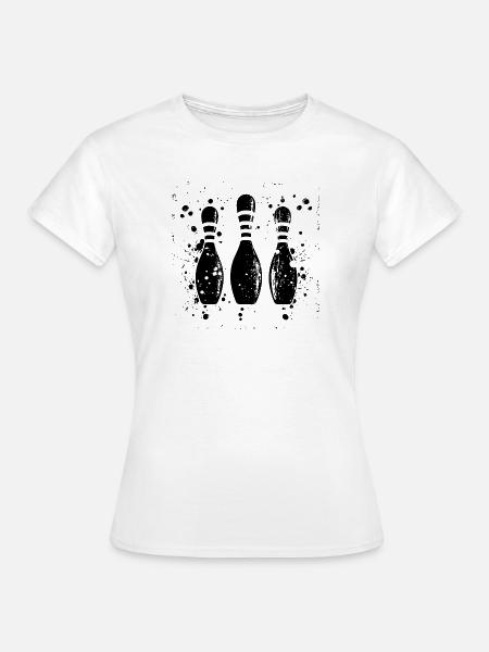 Bowling - Frauen T-Shirt - Weiß