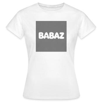 Messenger_creation_1217370877136658 - T-shirt Femme - blanc - Devant - AI Model Female 172 dark (172cm)