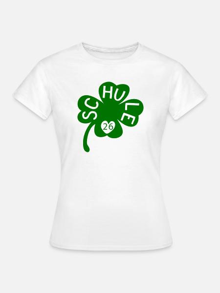 Schule 26 Kleeblatt - Frauen T-Shirt - Weiß