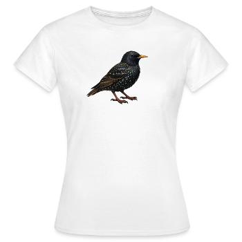 Star Vogel  - Frauen T-Shirt - Weiß - Vorne - AI Model Female 172 dark (172cm)
