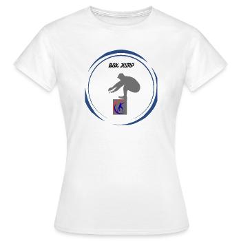 GIDAGI Fitness - Frauen T-Shirt - Weiß - Vorne - AI Model Female 172 dark (172cm)