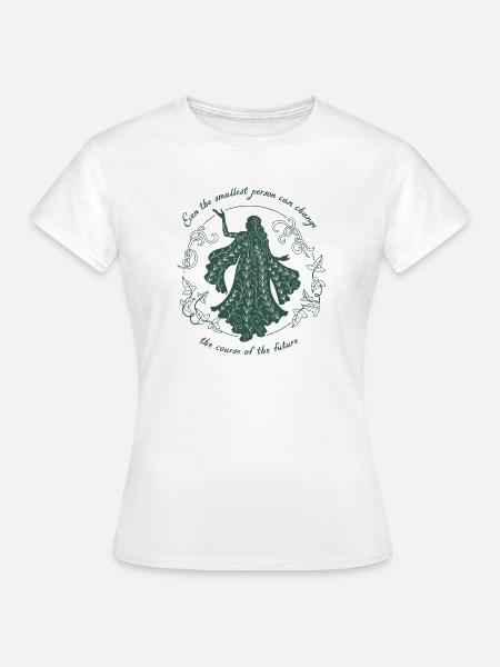 Der Herr Der Ringe Galadriel Mit Spruch - Frauen T-Shirt - Weiß