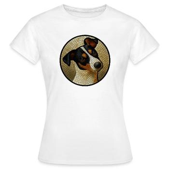 Bodeguera_Mosaik - T-shirt Femme - blanc - Devant - AI Model Female 172 dark (172cm)
