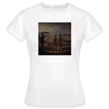 SAFARI - T-shirt Femme - blanc - Devant - AI Model Female 172 dark (172cm)