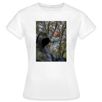 Anonymusz, Anonymus Pensées - T-shirt Femme - blanc - Devant - AI Model Female 172 dark (172cm)