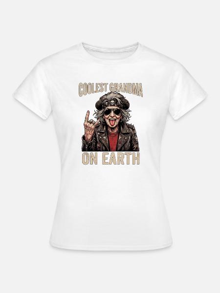 Coolste Oma - Frauen T-Shirt - Weiß