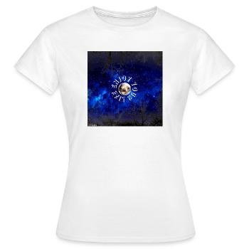 Orbite au clair de lune : Profitez de votre vie - T-shirt Femme - blanc - Devant - AI Model Female 172 dark (172cm)