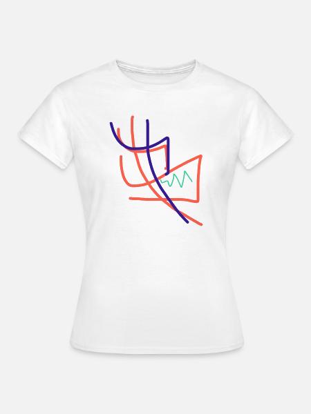 Was schenke ich einer Künstlerin? - Frauen T-Shirt - Weiß