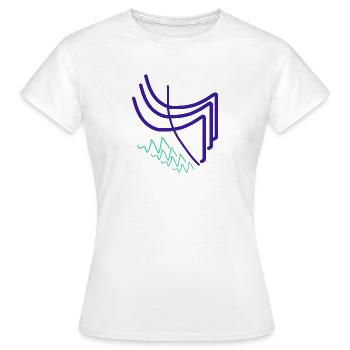 What do I give an artist? - Women's T-Shirt - white - Front - AI Model Female 172 dark (172cm)