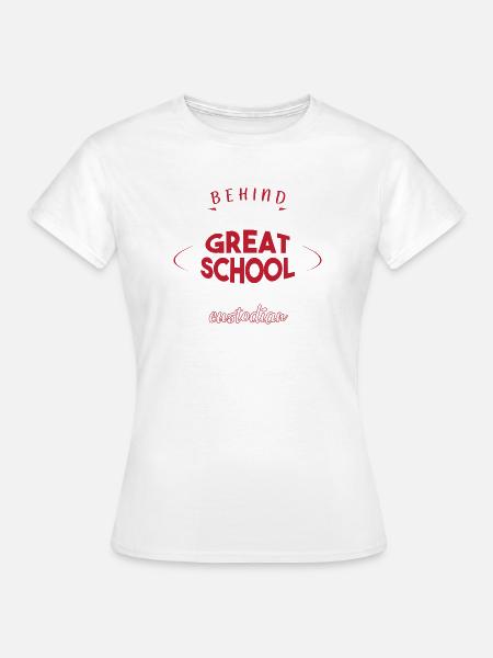 Schulhausmeister - Frauen T-Shirt - Weiß