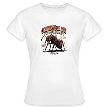 Ant Retro Comics - T-shirt Femme - blanc - Devant - AI Model Female 172 dark (172cm)