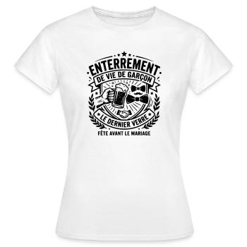 evg - T-shirt Femme - blanc - Devant - AI Model Female 172 dark (172cm)