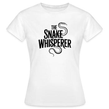 Le Chuchoteur de Serpents - T-shirt Femme - blanc - Devant - AI Model Female 172 dark (172cm)
