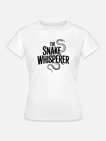 Der Schlangenflüsterer - Frauen T-Shirt - Weiß