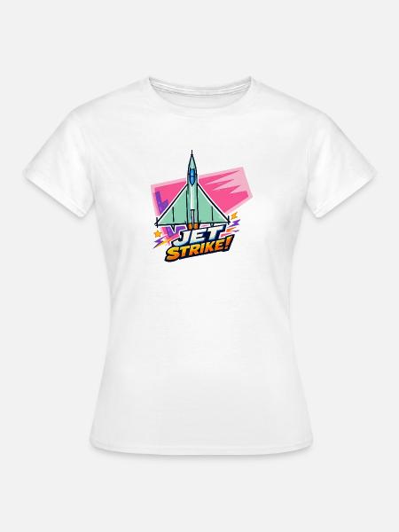 Jet Strike Bold Logo - Frauen T-Shirt - Weiß